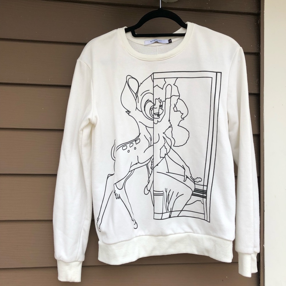 Givenchy Bambi Sweater (White)- Authentic